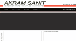 Desktop Screenshot of akram-sanit.be